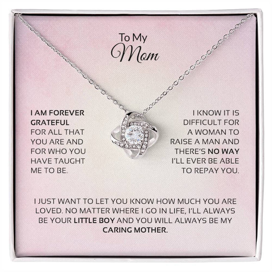To My mom | Love Knot Necklace.